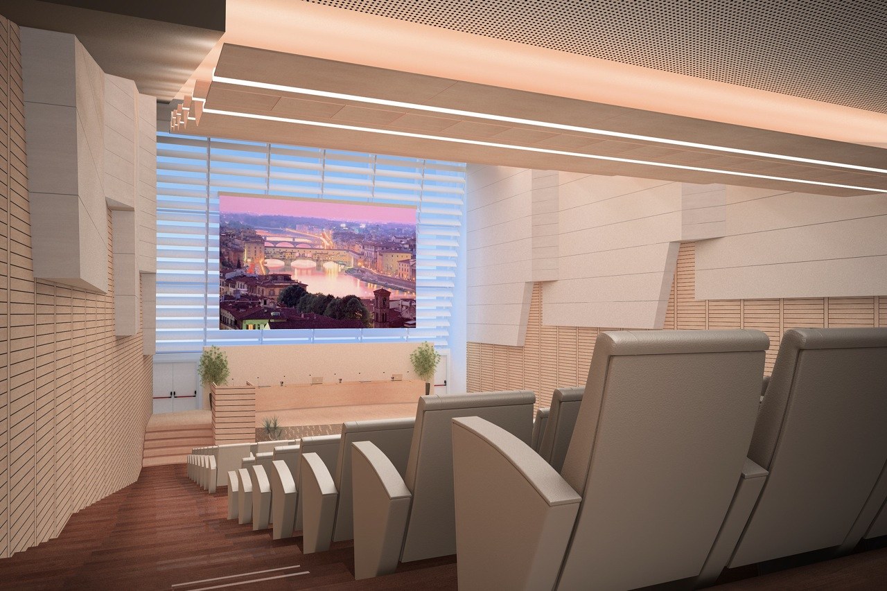 Auditorium of the new Florence Courthouse